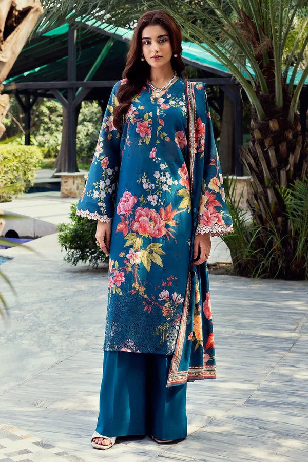 Parwa Embroidered Premium 3pc Stitched - 5567