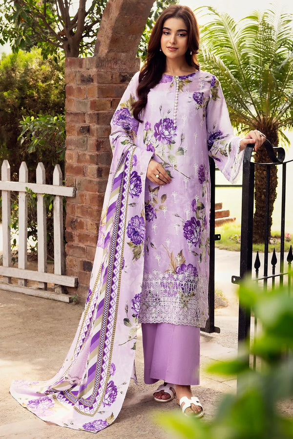 Shameem Embroidered 3pc Stitched - 5568