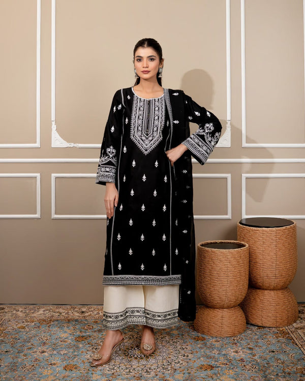 Gloura1 Premium – Shahjahan Embroidery 3PC