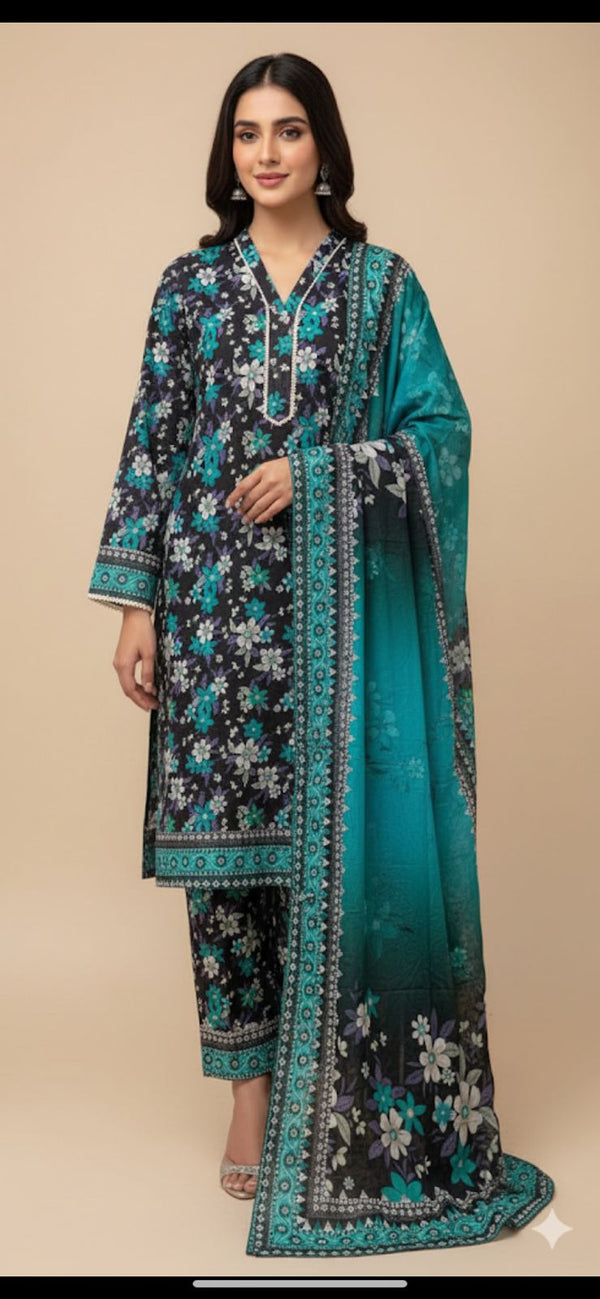 Gloura1 – Cotton Lawn 3PC